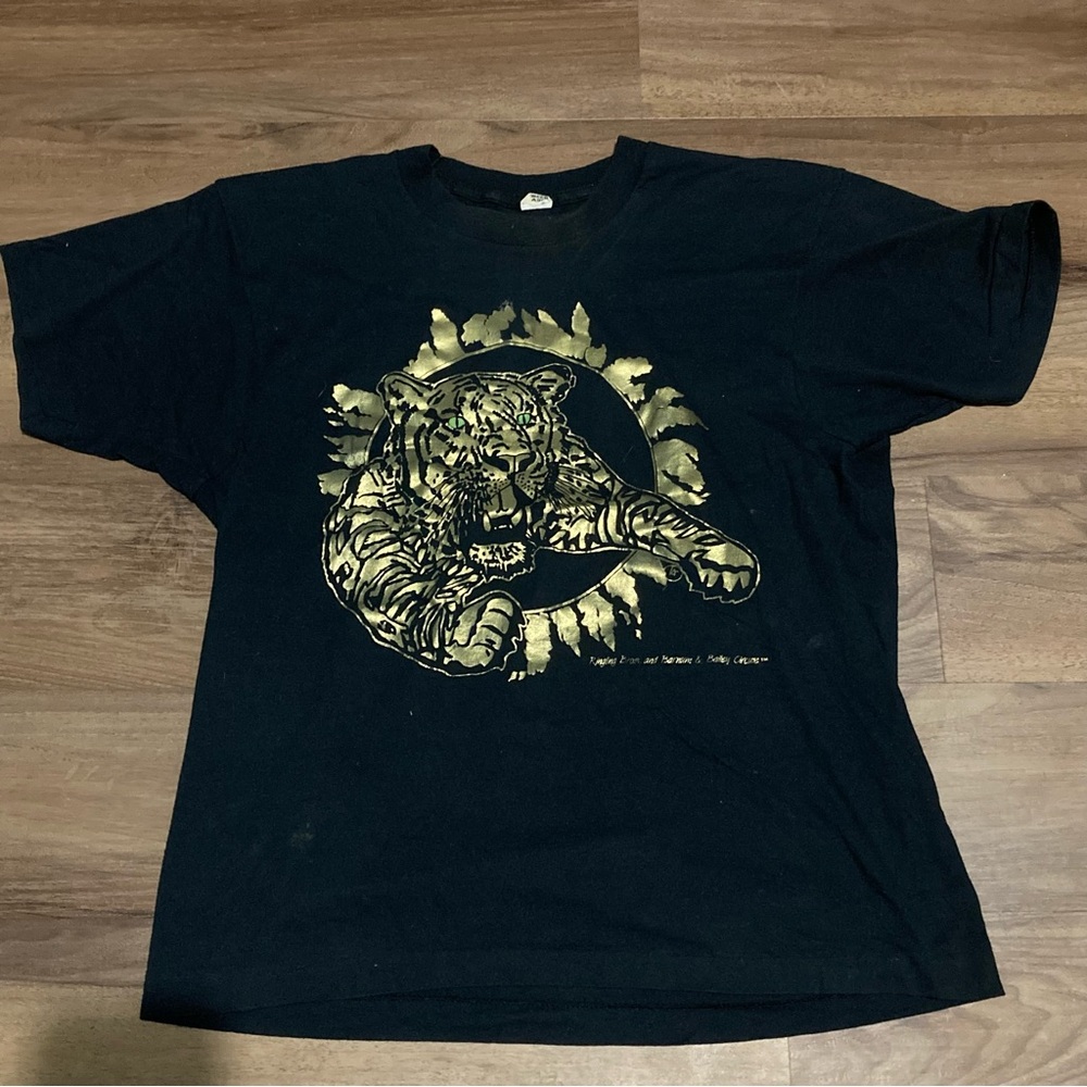 Vintage 80s Ringling Circus Lion Promotional T-shirt